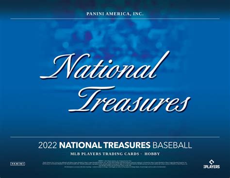 2022 national treasures baseball - Base Silver Checklist 175 cards. Parallels: Gold Holo - /25 or less Silver Holo - /10 or less Tag - /8 or less Purple - /7 or less Platinum - 1/1 (select cards only) 